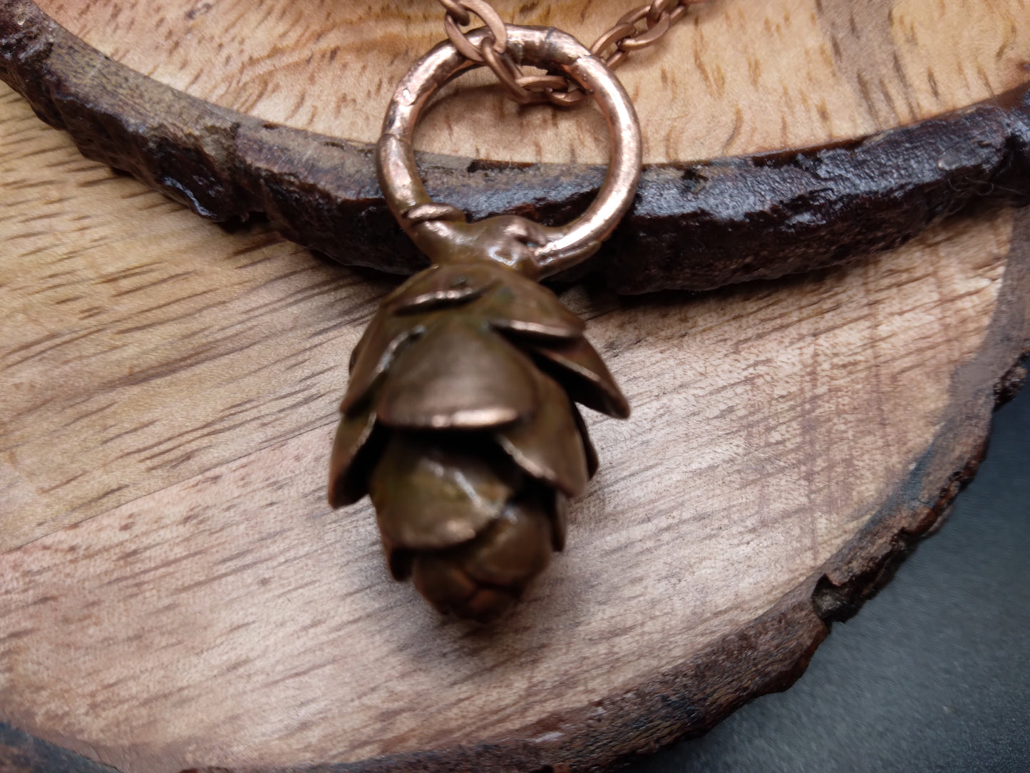 Real Pinecone necklace