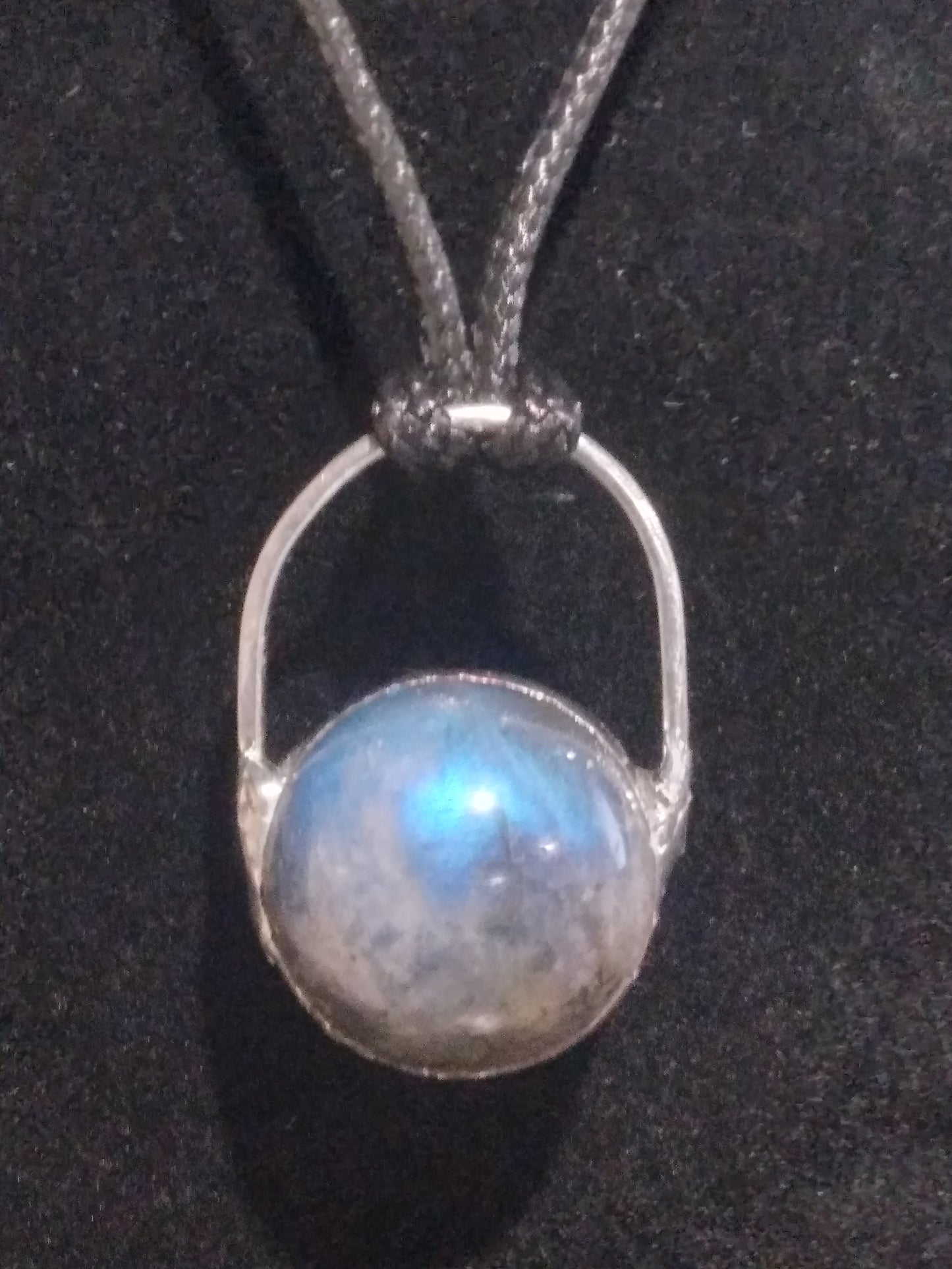 Labradorite sphere orb shape necklace