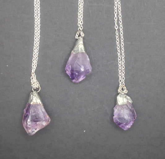 Natural Amethyst necklace