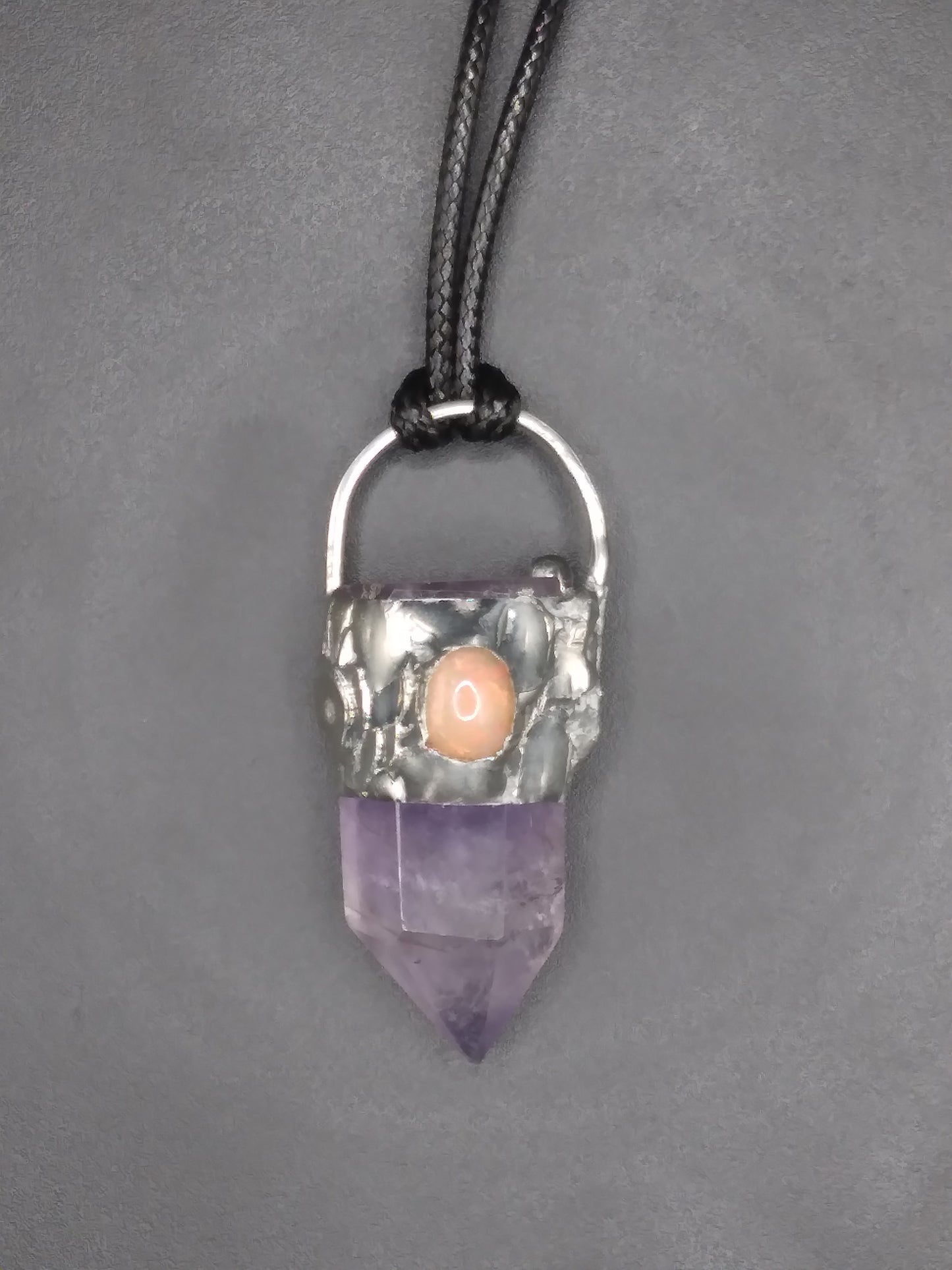 Amethyst and Opal necklace