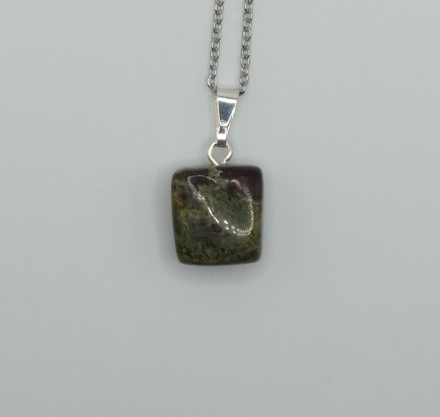 Dragon's Blood Jasper gemstone necklace