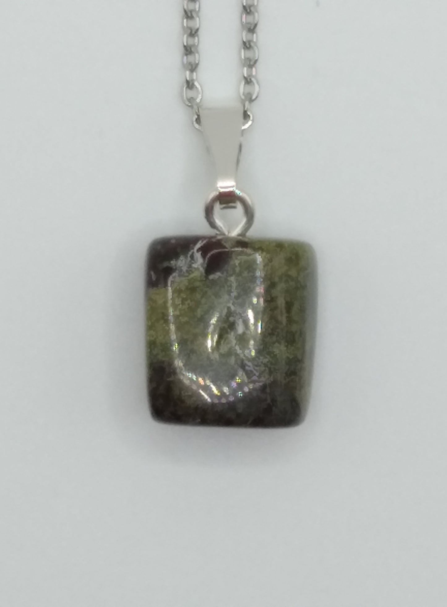 Dragon's Blood Jasper gemstone necklace